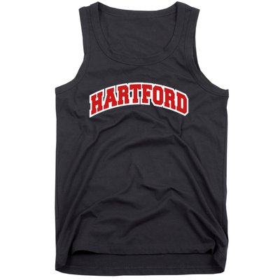 Hartford Connecticut Varsity Style Vintage Swea Tank Top