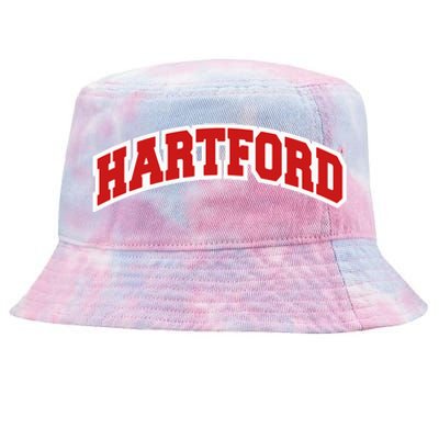 Hartford Connecticut Varsity Style Vintage Swea Tie-Dyed Bucket Hat