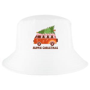 Hippie Christmas Van Holiday Cool Comfort Performance Bucket Hat