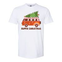 Hippie Christmas Van Holiday Softstyle CVC T-Shirt