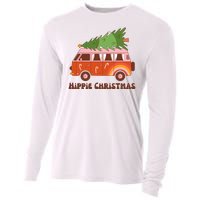 Hippie Christmas Van Holiday Cooling Performance Long Sleeve Crew