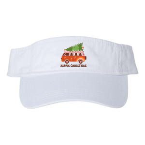 Hippie Christmas Van Holiday Valucap Bio-Washed Visor