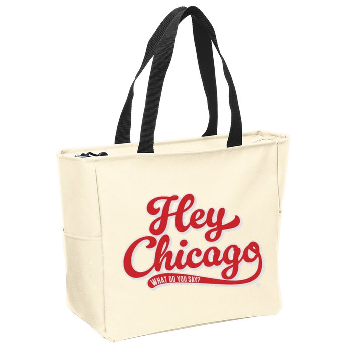 Hey Chicago What Do You Say Zip Tote Bag
