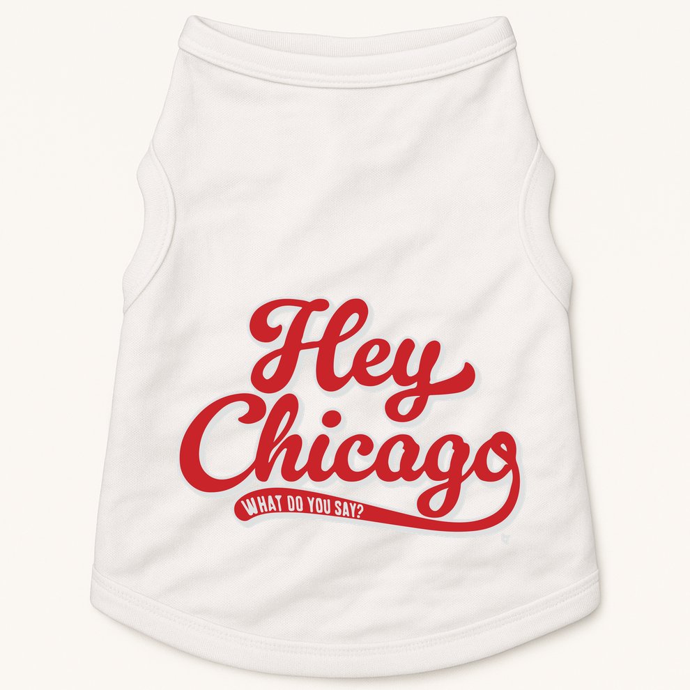 Hey Chicago What Do You Say Doggie Tank