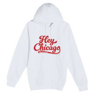 Hey Chicago What Do You Say Premium Pullover Hoodie