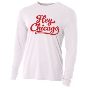 Hey Chicago What Do You Say Cooling Performance Long Sleeve Crew