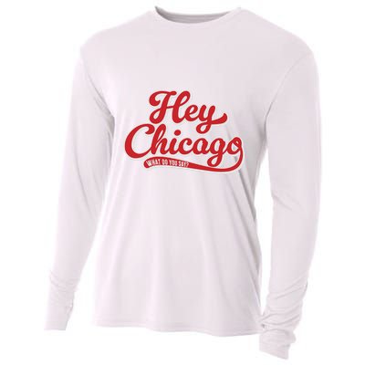 Hey Chicago What Do You Say Cooling Performance Long Sleeve Crew