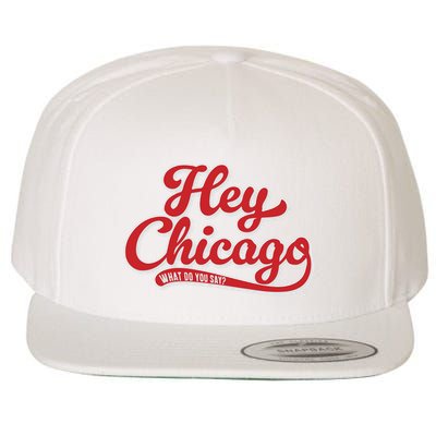 Hey Chicago What Do You Say Wool Snapback Cap