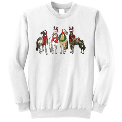 Horse Christmas Western Christmas Horse Sweatshirt