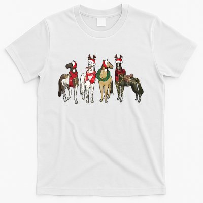 Horse Christmas Western Christmas Horse T-Shirt