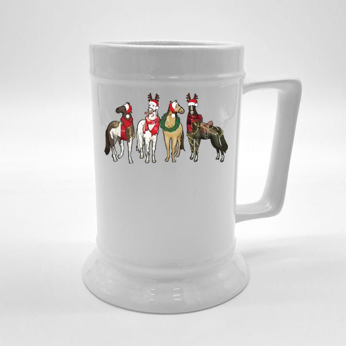 Horse Christmas Western Christmas Horse Beer Stein