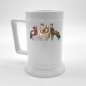 Horse Christmas Western Christmas Horse Beer Stein