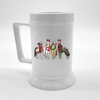 Horse Christmas Western Christmas Horse Beer Stein