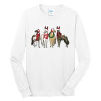 Horse Christmas Western Christmas Horse Tall Long Sleeve T-Shirt