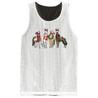 Horse Christmas Western Christmas Horse Mesh Reversible Basketball Jersey Tank