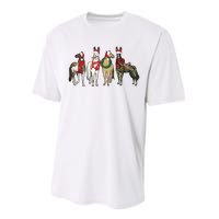 Horse Christmas Western Christmas Horse Performance Sprint T-Shirt