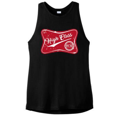 High Class White Trash Vintage Country Ladies PosiCharge Tri-Blend Wicking Tank