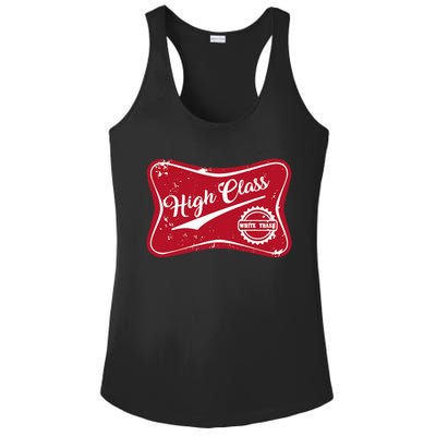 High Class White Trash Vintage Country Ladies PosiCharge Competitor Racerback Tank