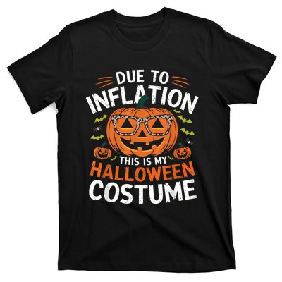 Halloween Costumes Woman 2024 Funny Due To Inflation T-Shirt