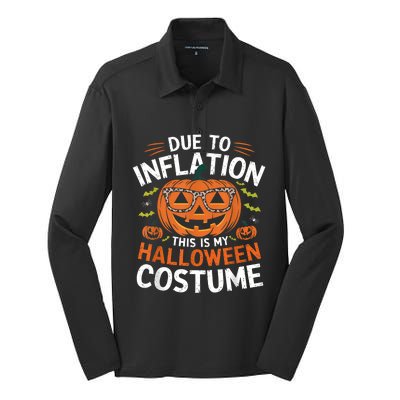 Halloween Costumes Woman 2024 Funny Due To Inflation Silk Touch Performance Long Sleeve Polo