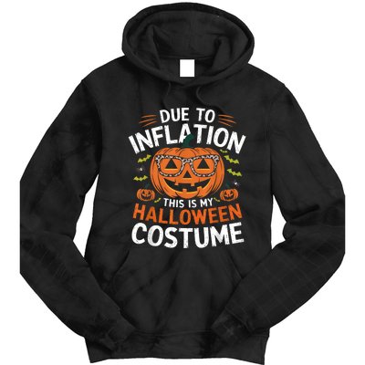 Halloween Costumes Woman 2024 Funny Due To Inflation Tie Dye Hoodie