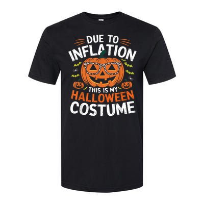 Halloween Costumes Woman 2024 Funny Due To Inflation Softstyle CVC T-Shirt