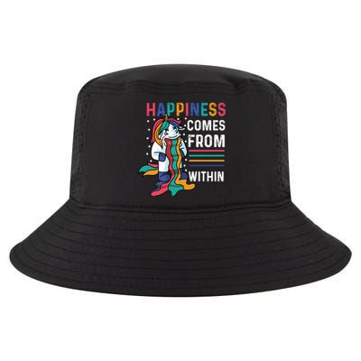 Happiness Comes Within Gay And Homosexual Santa Claus Funny Gift Cool Comfort Performance Bucket Hat