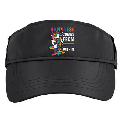 Happiness Comes Within Gay And Homosexual Santa Claus Funny Gift Adult Drive Performance Visor