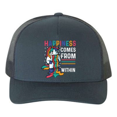 Happiness Comes Within Gay And Homosexual Santa Claus Funny Gift Yupoong Adult 5-Panel Trucker Hat