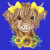 Highland Cow With Sunflowers Zip Tote Bag