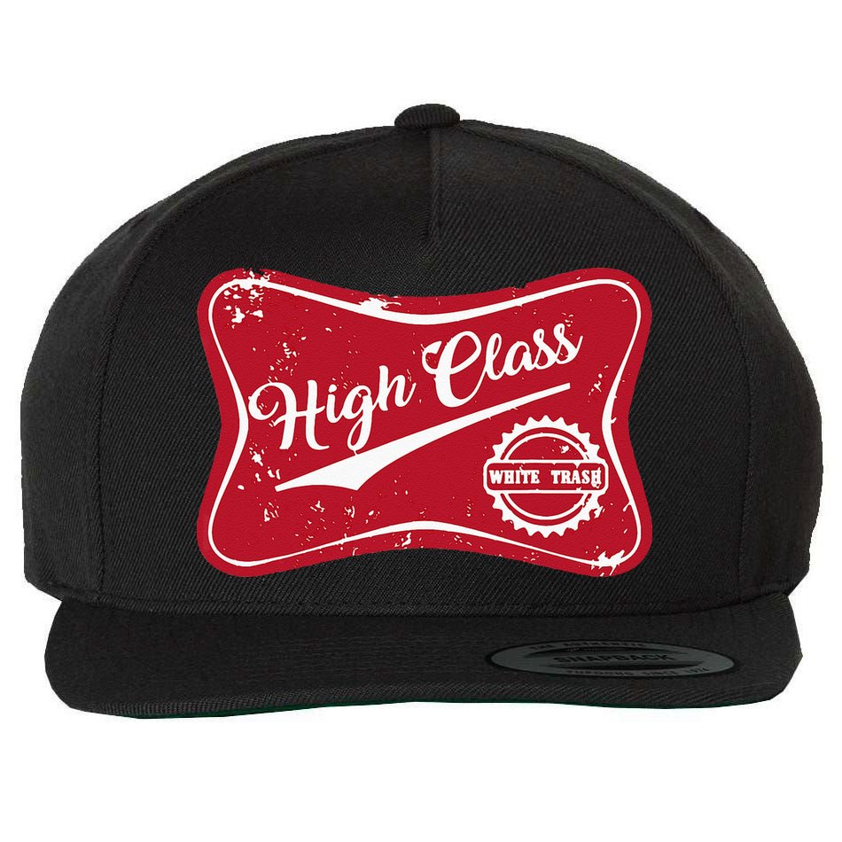 High Class White Trash Vintage Country For Men & Women Wool Snapback Cap