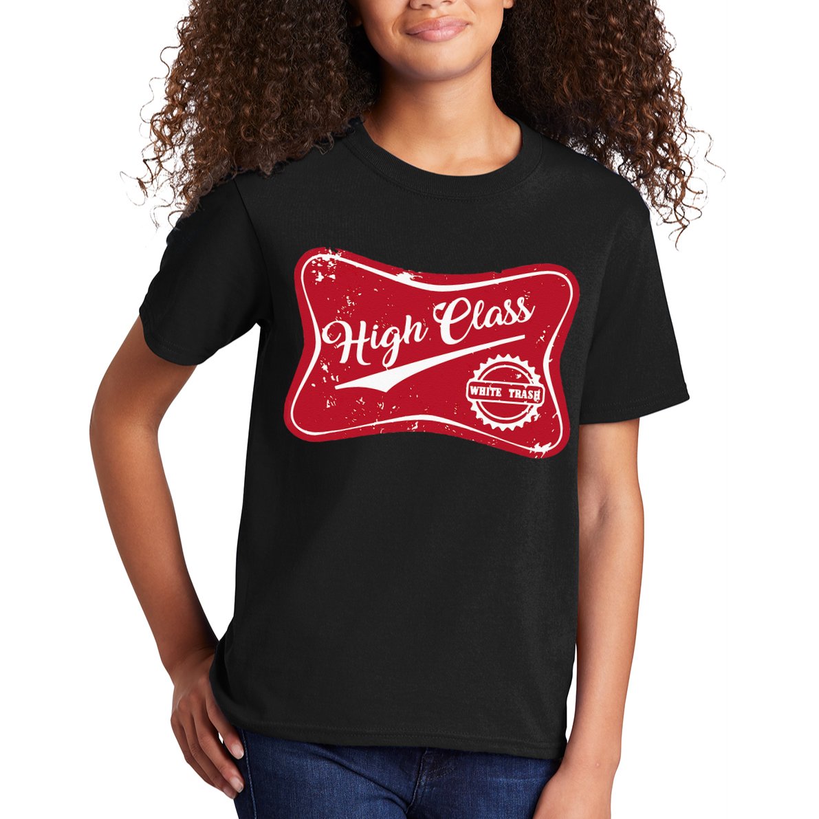 High Class White Trash Vintage Country For Men & Women Kids T-Shirt