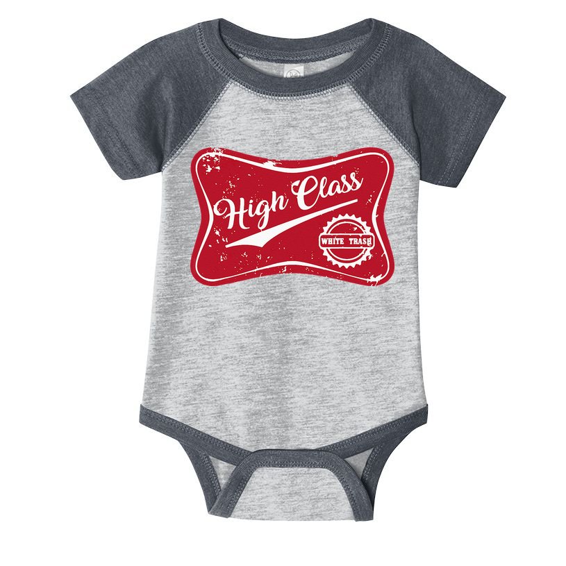 High Class White Trash Vintage Country For Men & Women Infant Baby Jersey Bodysuit