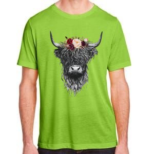 Highland Cow Western Country Adult ChromaSoft Performance T-Shirt