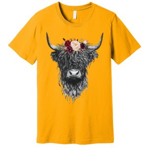 Highland Cow Western Country Premium T-Shirt