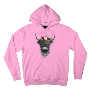 Highland Cow Western Country Hoodie