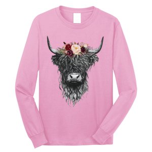 Highland Cow Western Country Long Sleeve Shirt