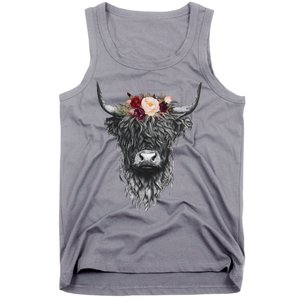 Highland Cow Western Country Tank Top