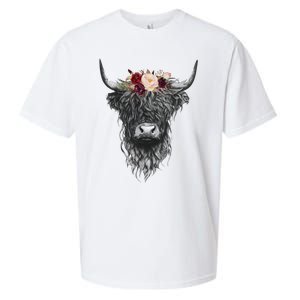 Highland Cow Western Country Sueded Cloud Jersey T-Shirt