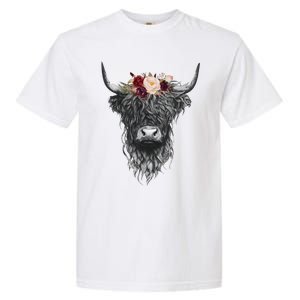 Highland Cow Western Country Garment-Dyed Heavyweight T-Shirt