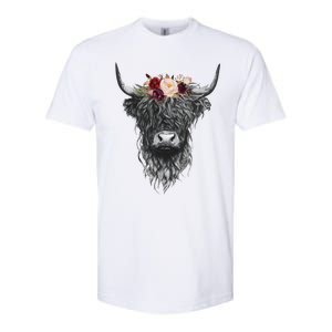 Highland Cow Western Country Softstyle CVC T-Shirt