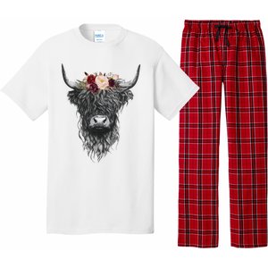 Highland Cow Western Country Pajama Set