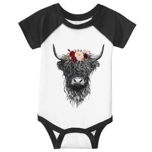 Highland Cow Western Country Infant Baby Jersey Bodysuit