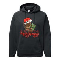 Howdy Christmas Western Xmas Cowboy Boots Country Christmas Performance Fleece Hoodie