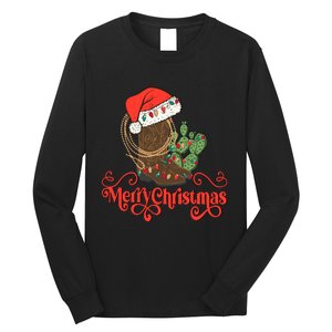 Howdy Christmas Western Xmas Cowboy Boots Country Christmas Long Sleeve Shirt