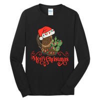 Howdy Christmas Western Xmas Cowboy Boots Country Christmas Tall Long Sleeve T-Shirt