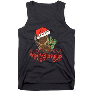 Howdy Christmas Western Xmas Cowboy Boots Country Christmas Tank Top