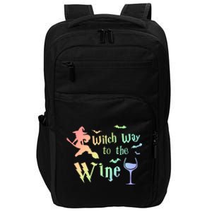 Halloween Costumes Witch Way To The Wine Lover Fun Gift Impact Tech Backpack