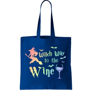 Halloween Costumes Witch Way To The Wine Lover Fun Gift Tote Bag