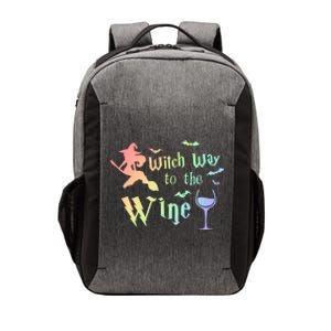 Halloween Costumes Witch Way To The Wine Lover Fun Gift Vector Backpack